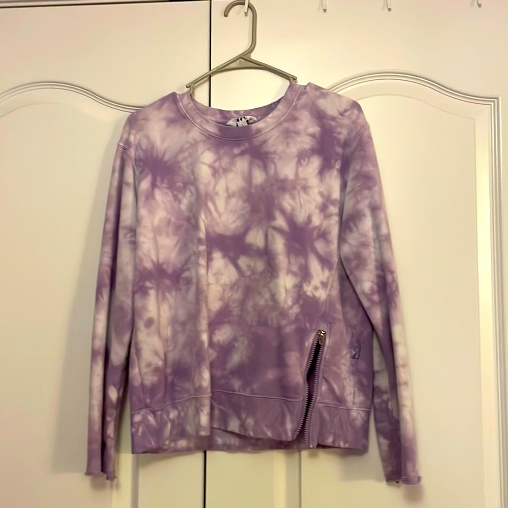 Purple Tie-Die Sweatshirt